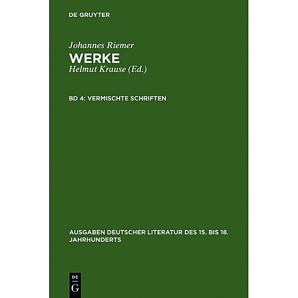 Vermischte Schriften