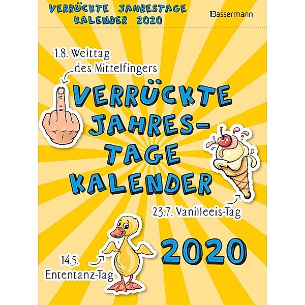 Verrückte Jahrestage Kalender 2020, Gerald Drews