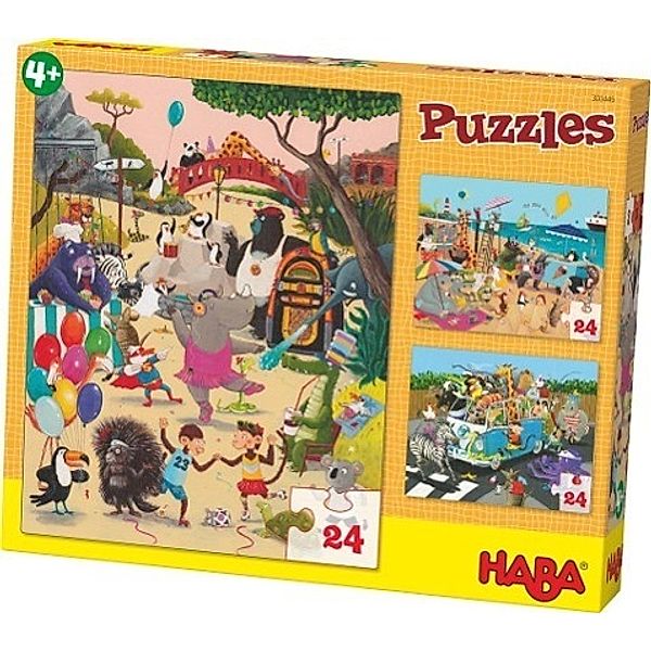 Verrückte Tiere (Kinderpuzzle)