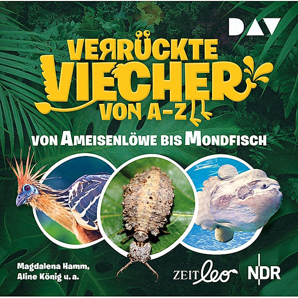 Verrückte Viecher von A bis Z - Von Ameisenlöwe bis Mondfisch,1 Audio-CD, Magdalena Hamm, Aline König