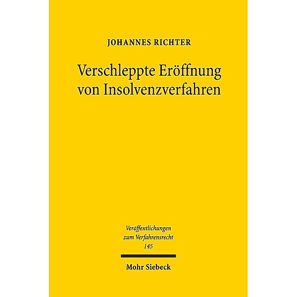 Verschleppte Eröffnung von Insolvenzverfahren, Johannes Richter