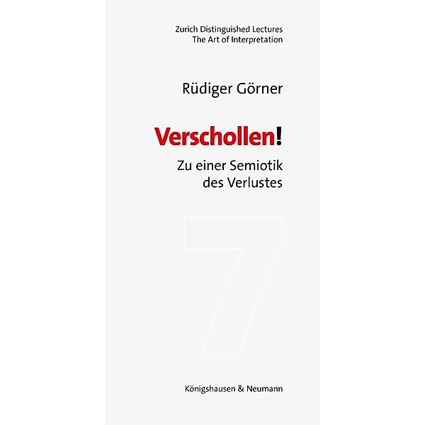 Verschollen!, Rüdiger Görner