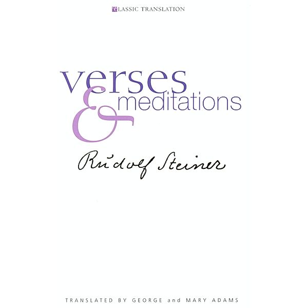 Verses and Meditations, Rudolf Steiner