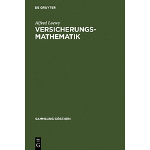 Versicherungsmathematik, Alfred Loewy