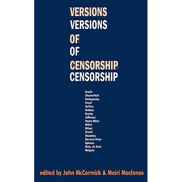 Versions of Censorship, Mairi Macinnes