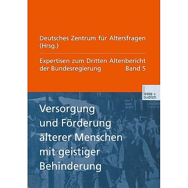 Versorgung und Förderung älterer Menschen mit geistiger Behinderung, Kenneth A. Loparo