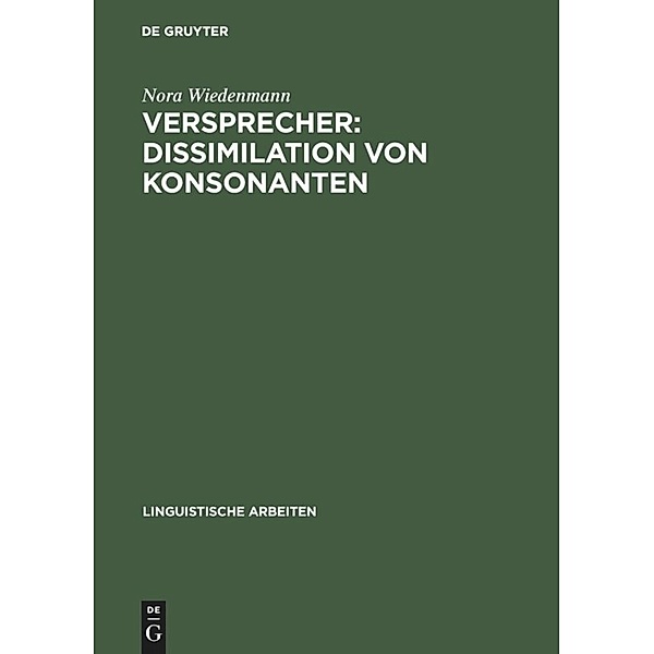 Versprecher: Dissimilation von Konsonanten, Nora Wiedenmann