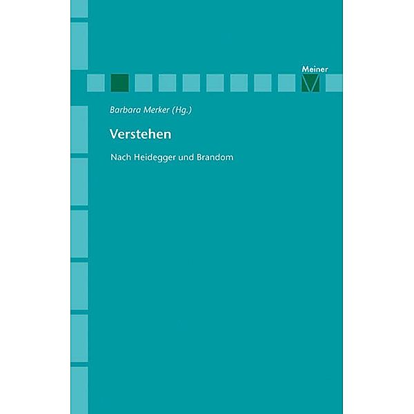 Verstehen / Phänomenologische Forschungen - Beihefte Bd.3