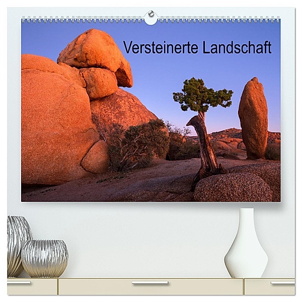Versteinerte Landschaft (hochwertiger Premium Wandkalender 2025 DIN A2 quer), Kunstdruck in Hochglanz, Calvendo, Jeanny Müller