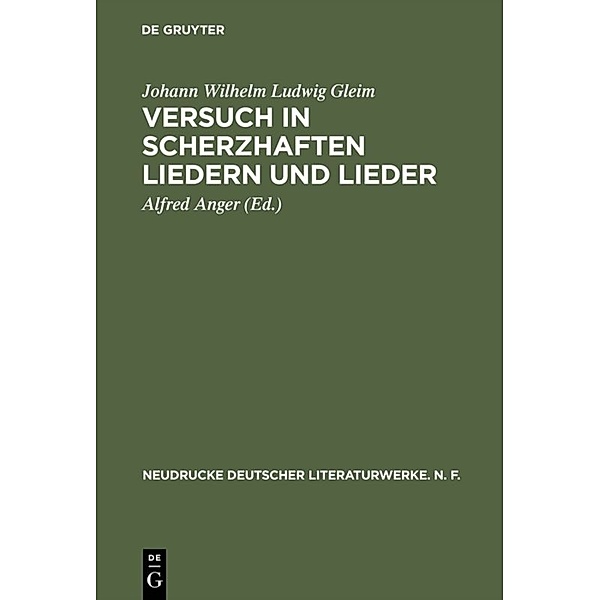 Versuch in Scherzhaften Liedern und Lieder, Johann Wilhelm Ludwig Gleim
