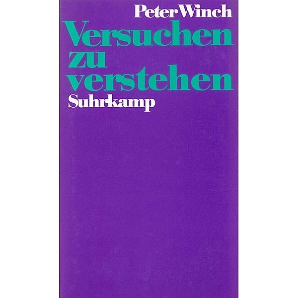 Versuchen zu verstehen, Peter Winch