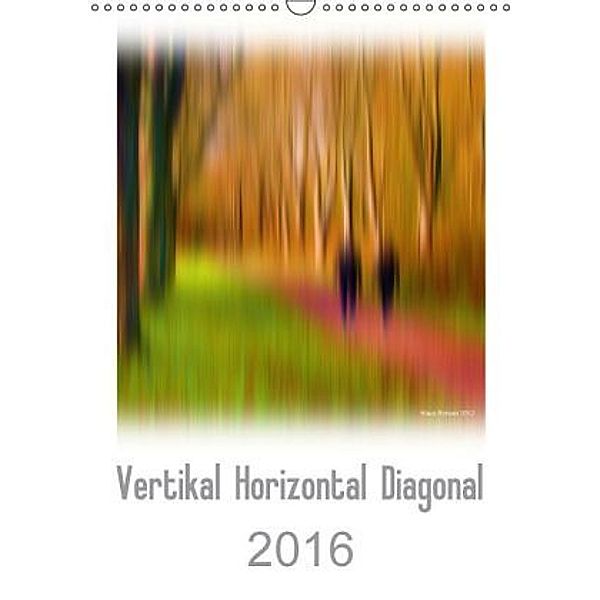 Vertikal Horizontal Diagonal / CH-Version (Wandkalender 2016 DIN A3 hoch), Klaus Rohwer