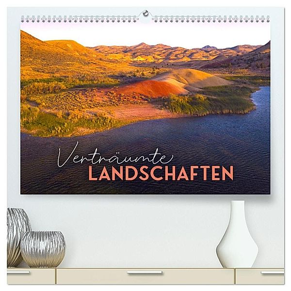 Verträumte Landschaften (hochwertiger Premium Wandkalender 2024 DIN A2 quer), Kunstdruck in Hochglanz, SF