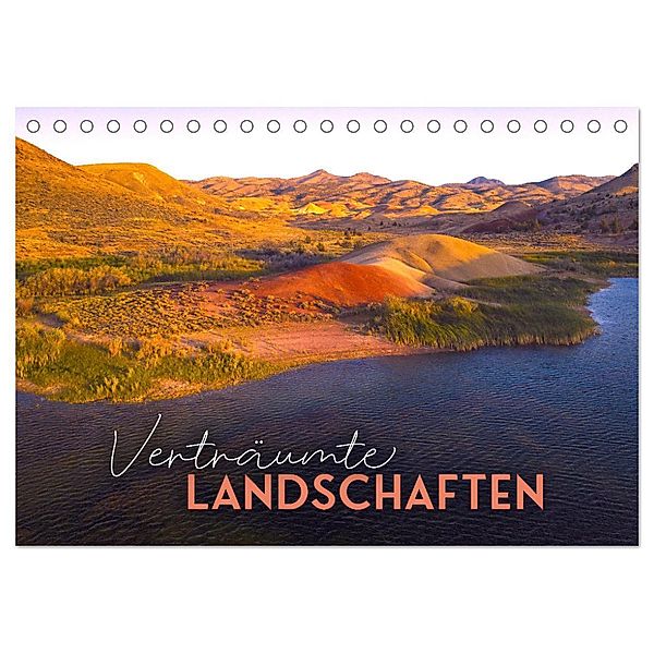 Verträumte Landschaften (Tischkalender 2024 DIN A5 quer), CALVENDO Monatskalender, SF