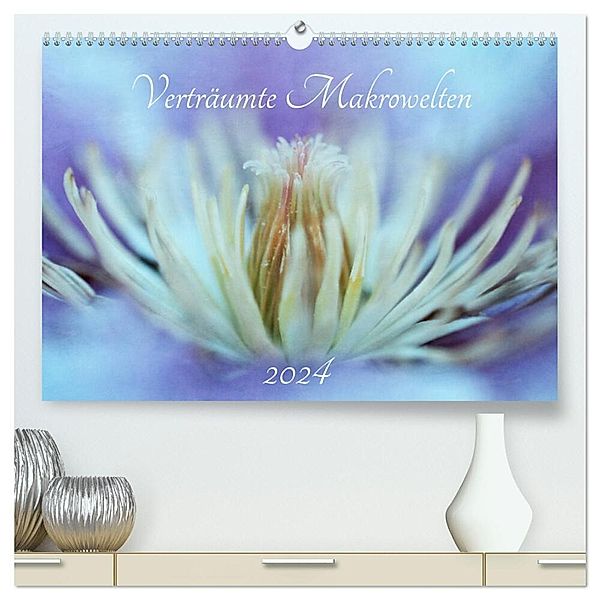 Verträumte Makrowelten (hochwertiger Premium Wandkalender 2024 DIN A2 quer), Kunstdruck in Hochglanz, LaPics