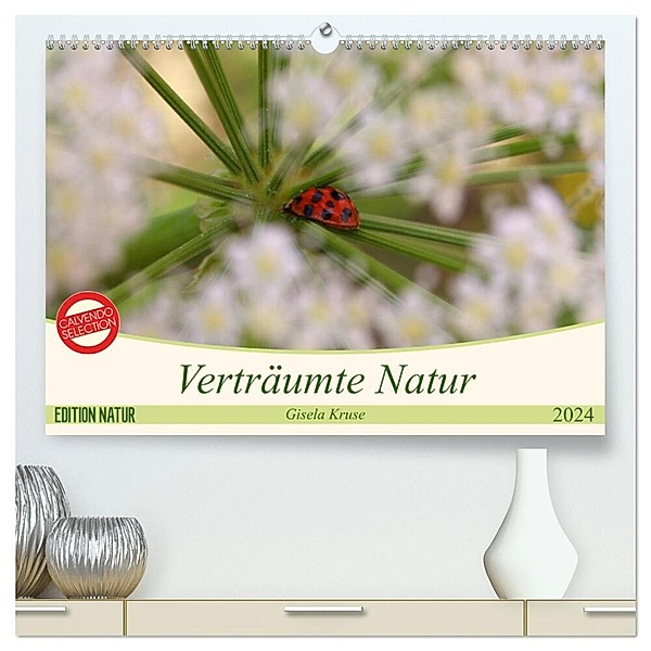 Verträumte Natur (hochwertiger Premium Wandkalender 2024 DIN A2 quer), Kunstdruck in Hochglanz, Gisela Kruse