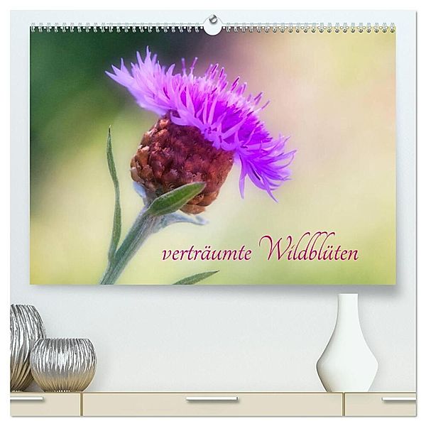 verträumte Wildblüten (hochwertiger Premium Wandkalender 2024 DIN A2 quer), Kunstdruck in Hochglanz, Clemens Stenner