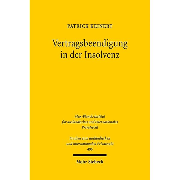 Vertragsbeendigung in der Insolvenz, Patrick Keinert