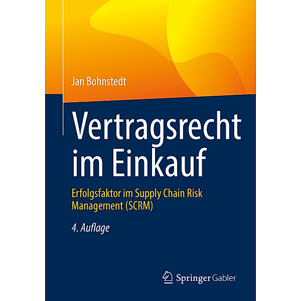 Vertragsrecht im Einkauf, Jan Bohnstedt