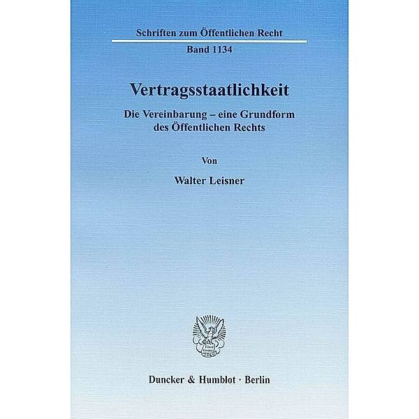 Vertragsstaatlichkeit, Walter Leisner