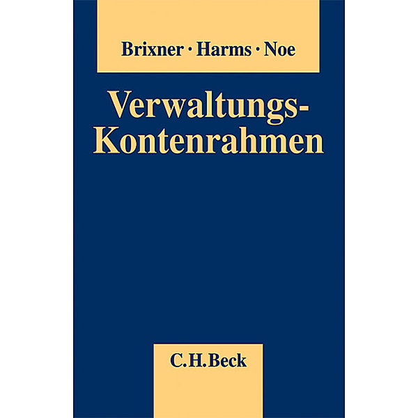 Verwaltungs-Kontenrahmen, Helge C. Brixner, Jens Harms, Heinz W. Noe