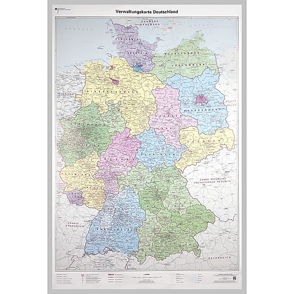 Verwaltungskarte Deutschland 1 : 750 000, BKG - Bundesamt für Kartographie und Geodäsie