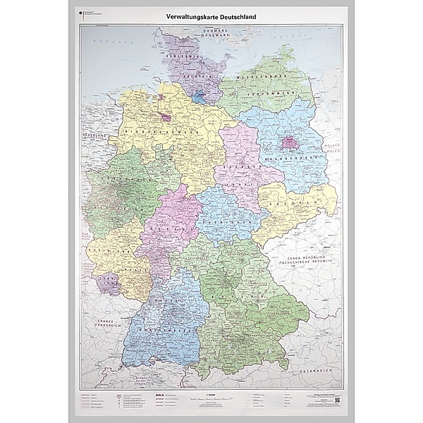 Verwaltungskarte Deutschland 1 : 750 000, BKG - Bundesamt für Kartographie und Geodäsie