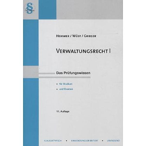 Verwaltungsrecht, Karl E. Hemmer, Achim Wüst, Michael Grieger