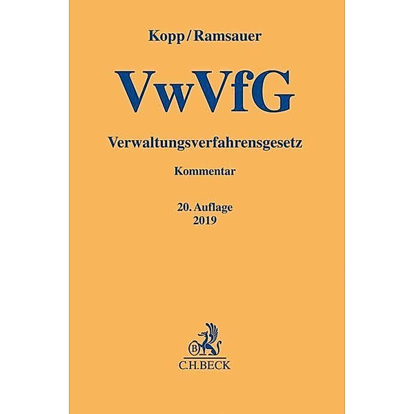 Verwaltungsverfahrensgesetz (VwVfG), Kommentar, Ulrich Ramsauer, Ferdinand O. Kopp