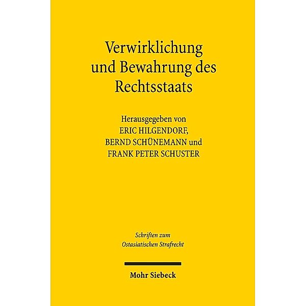 Verwirklichung und Bewahrung des Rechtsstaats