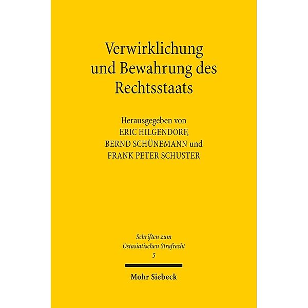 Verwirklichung und Bewahrung des Rechtsstaats