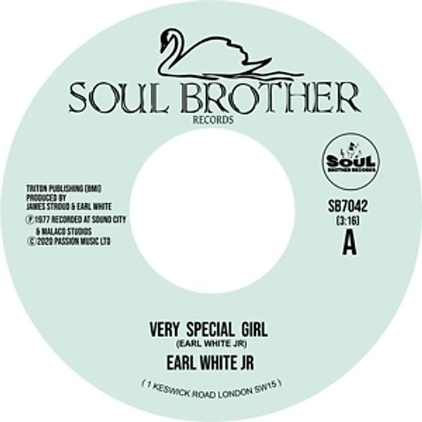 Very Special Girl/Never Fall In Love Again, Earl White Jr