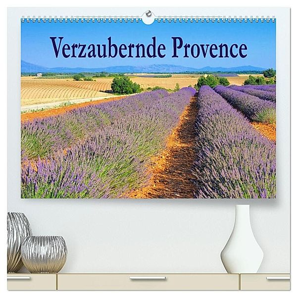 Verzaubernde Provence (hochwertiger Premium Wandkalender 2024 DIN A2 quer), Kunstdruck in Hochglanz, LianeM