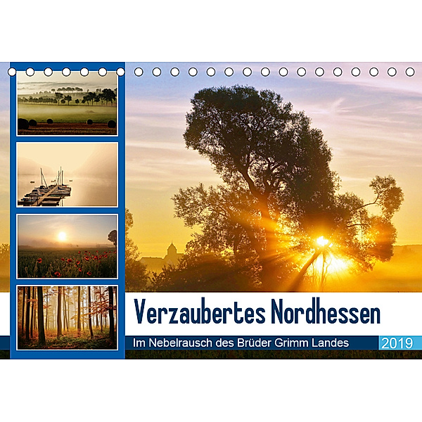 Verzaubertes Nordhessen (Tischkalender 2019 DIN A5 quer), Lutz Klapp