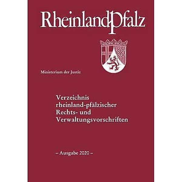 Verzeichnis rheinland-pfälzischer Rechts- und Verwaltungsvorschriften