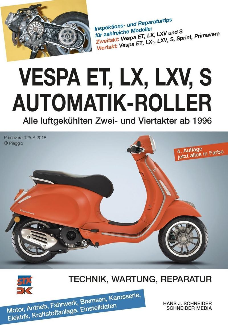 Vespa ET, LX, LXV, S Automatik-Roller Buch versandkostenfrei - Weltbild.de