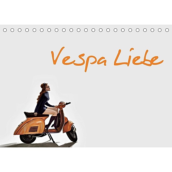 Vespa Liebe (Tischkalender 2023 DIN A5 quer), (c)2022 by insideportugal