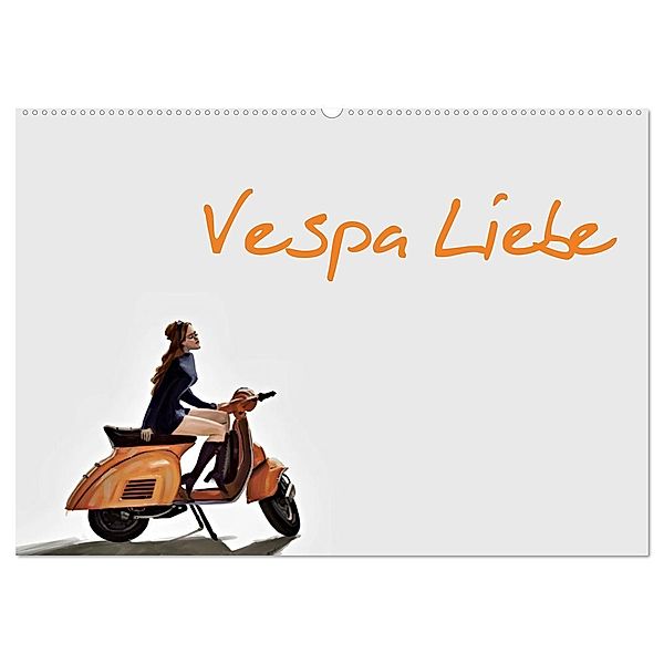 Vespa Liebe (Wandkalender 2024 DIN A2 quer), CALVENDO Monatskalender, (c)2022 by insideportugal