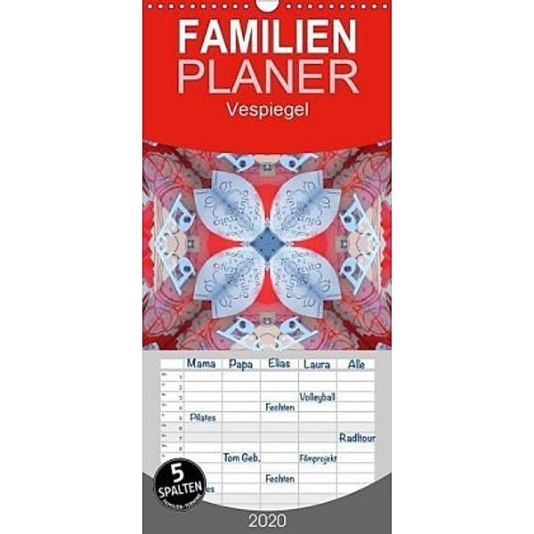 Vespiegel - Familienplaner hoch (Wandkalender 2020 , 21 cm x 45 cm, hoch), Simone Borghini