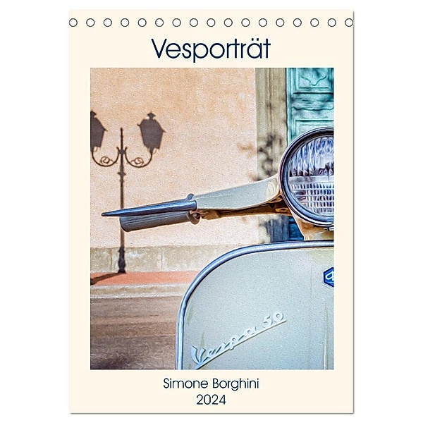 Vesporträt (Tischkalender 2024 DIN A5 hoch), CALVENDO Monatskalender, Simone Borghini