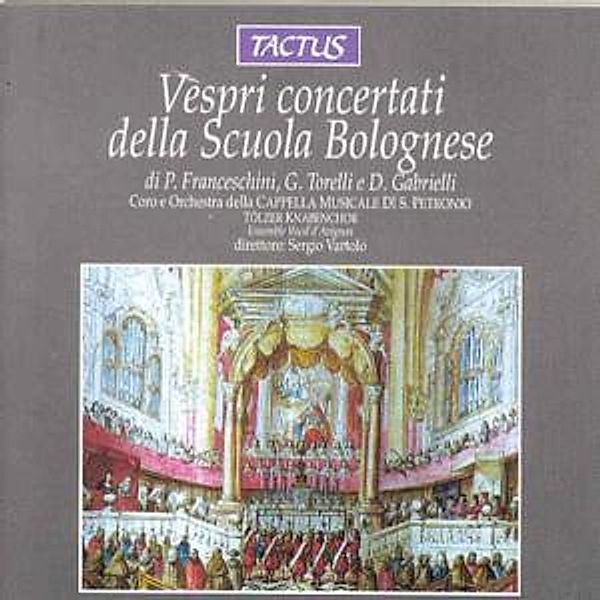 Vespri Concertati Della Scuola Bolognese, Sergio Vartolo, Cappella Musicale Di S.Petronio