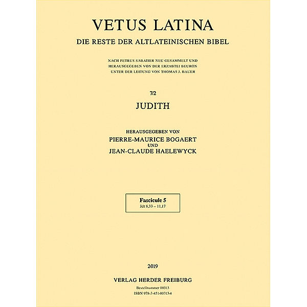 Vetus Latina / 7/2 / Judith.Fasc.5