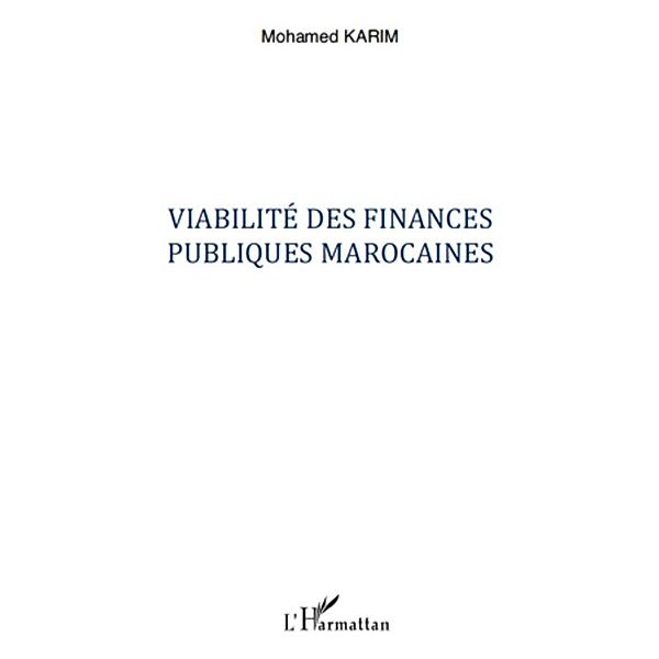 Viabilite des finances publiques marocai / Harmattan, Sidi Abdellah Abdelmalki Sidi Abdellah Abdelmalki