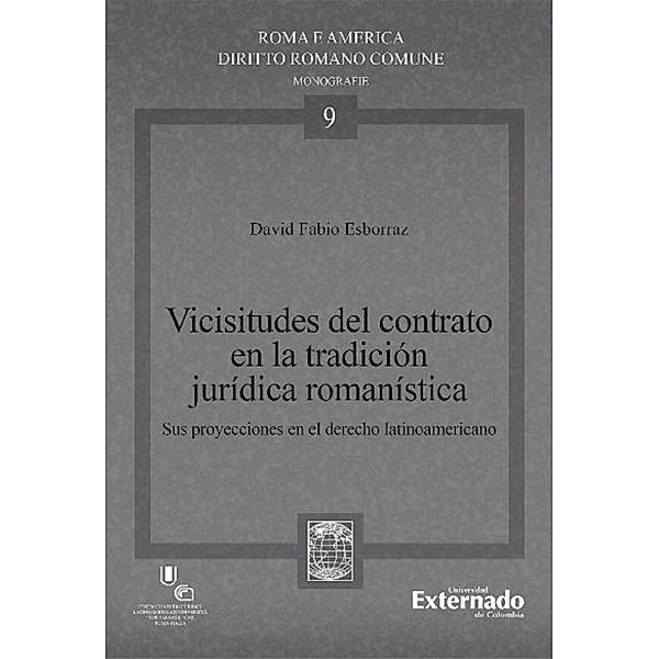 Vicisitudes del contrato en la tradición jurídica romanística, David Fabio Esborraz