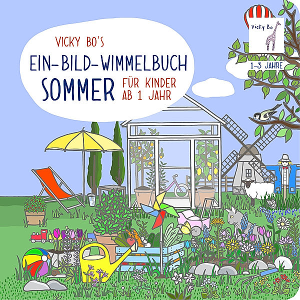 Vicky Bo's Ein-Bild-Wimmelbuch für Kinder ab 1 Jahr - Sommer, Vicky Bo