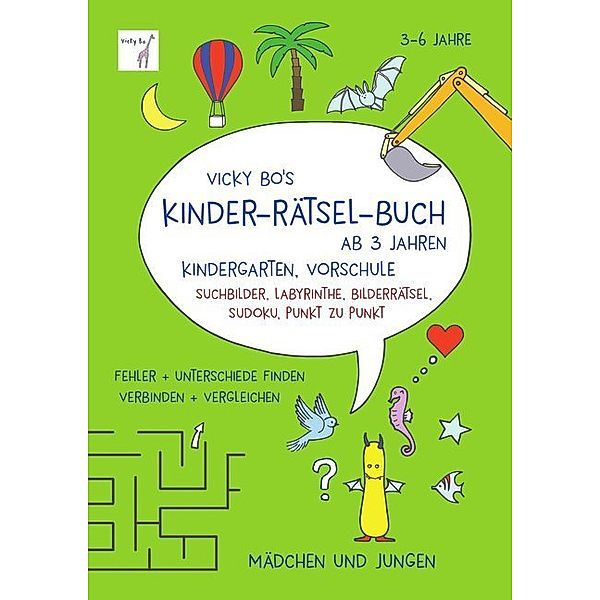 Vicky Bo's Kinder-Rätsel-Buch ab 3 Jahren, Vicky Bo