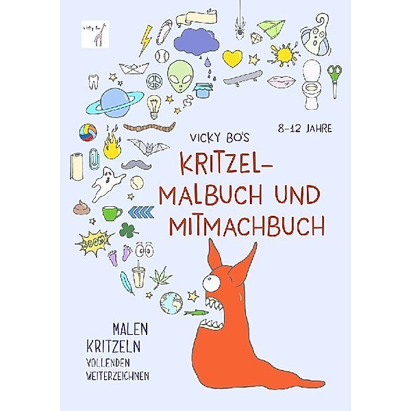 Vicky Bo's Kritzel-Malbuch und Mitmachbuch, Vicky Bo