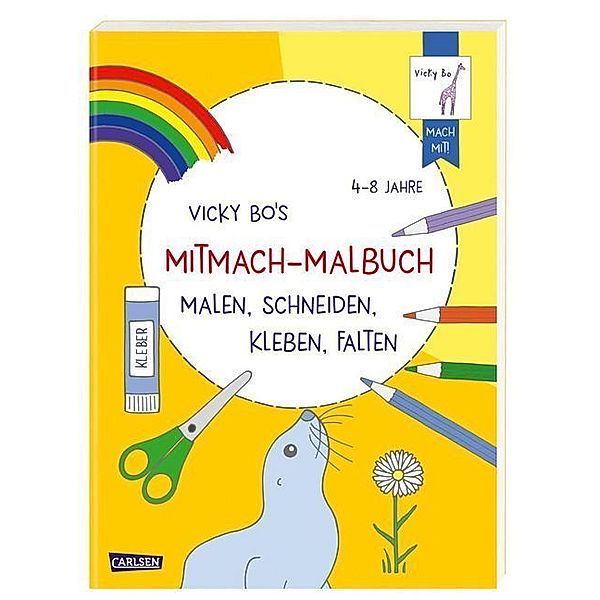 Vicky Bo's Mitmach-Malbuch Malen, Schneiden, Kleben, Falten, Vicky Bo