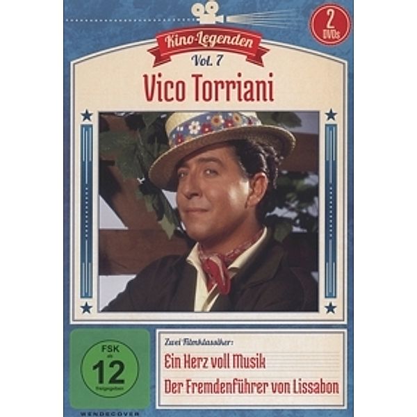 Vico Torriani - Ein Herz voll Musik / Der Fremdenführer von Lissabon - Kino-Legenden Vol. 7 - 2 Disc DVD, Robert A. Stemmle, Alf Teichs, Werner Eplinius, Hanns H. Fischer, Janne Furch