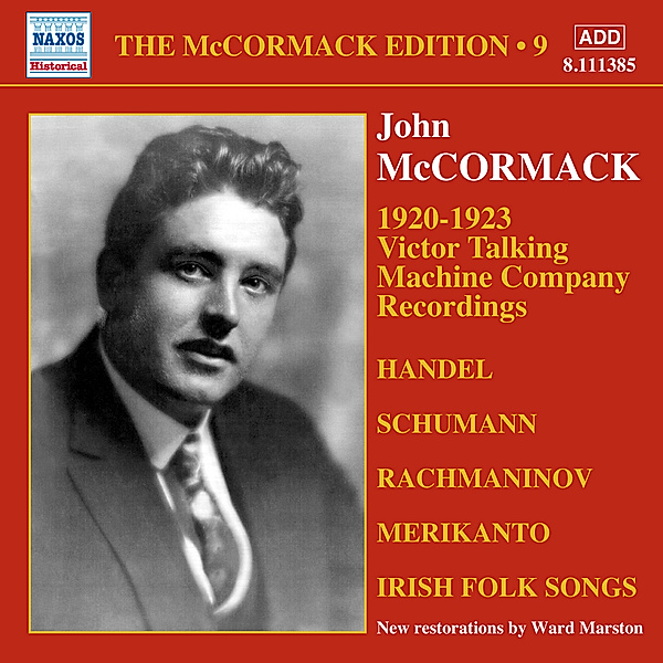 Victor Recordings (1920-1923), John Mccormack